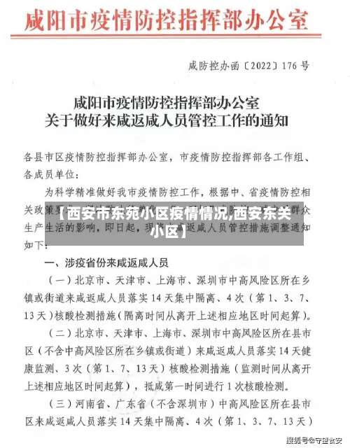 【西安市东苑小区疫情情况,西安东关小区】