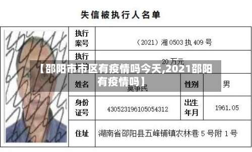 【邵阳市市区有疫情吗今天,2021邵阳有疫情吗】