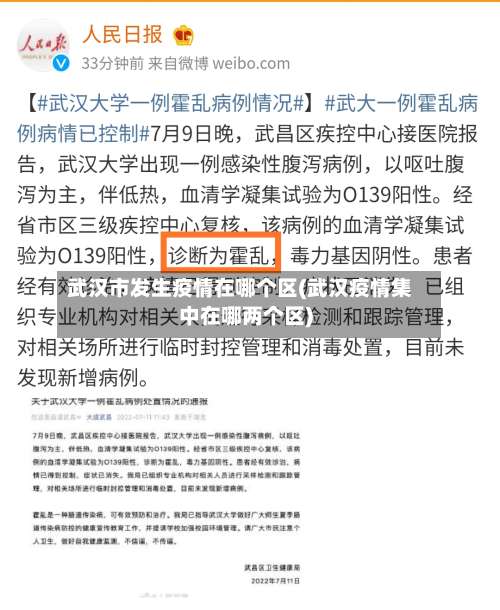 武汉市发生疫情在哪个区(武汉疫情集中在哪两个区)