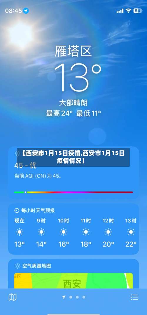【西安市1月15日疫情,西安市1月15日疫情情况】