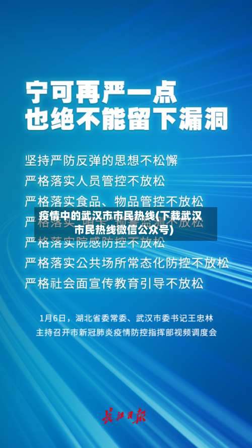疫情中的武汉市市民热线(下载武汉市民热线微信公众号)-第3张图片