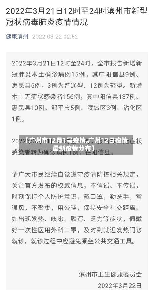 【广州市12月1号疫情,广州12日疫情最新疫情分布】