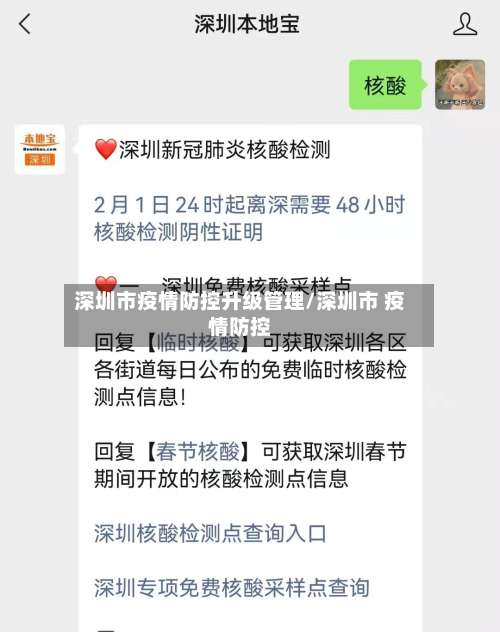 深圳市疫情防控升级管理/深圳市 疫情防控