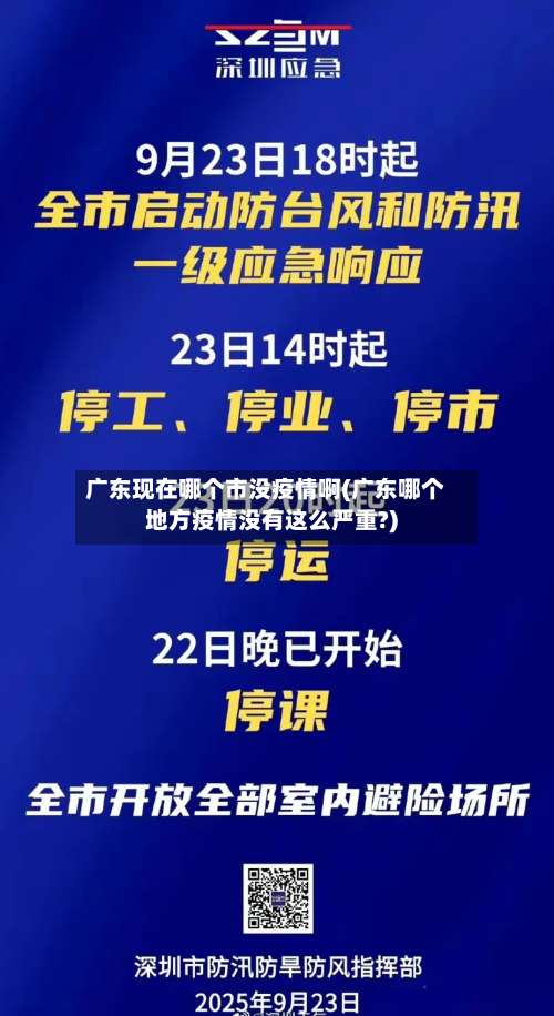 广东现在哪个市没疫情啊(广东哪个地方疫情没有这么严重?)