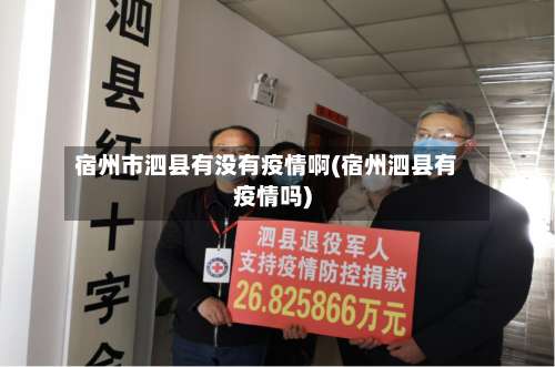 宿州市泗县有没有疫情啊(宿州泗县有疫情吗)