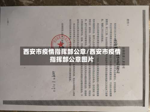 西安市疫情指挥部公章/西安市疫情指挥部公章图片-第2张图片