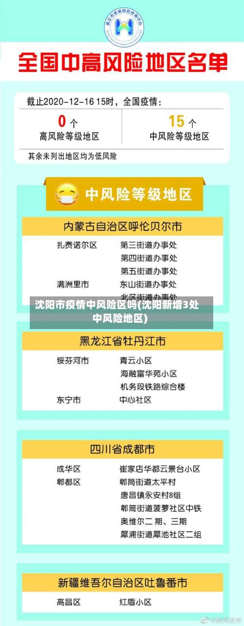 沈阳市疫情中风险区吗(沈阳新增3处中风险地区)