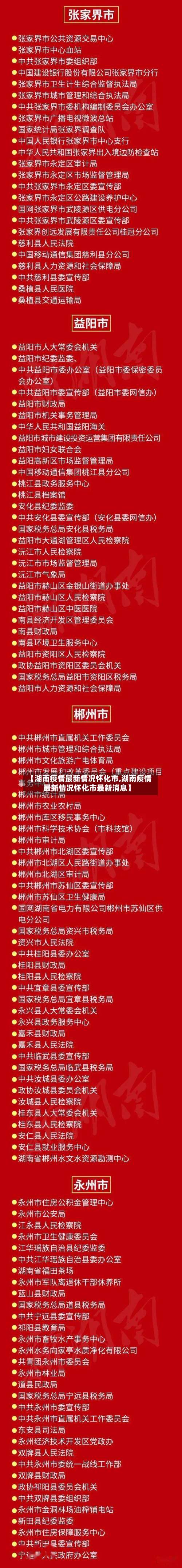 【湖南疫情最新情况怀化市,湖南疫情最新情况怀化市最新消息】-第3张图片