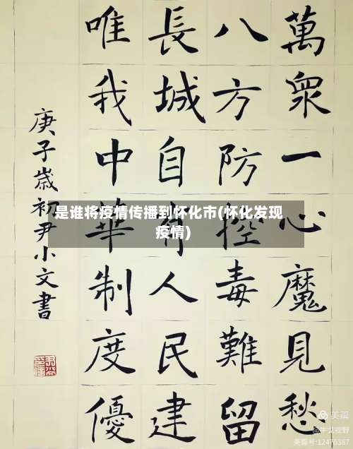 是谁将疫情传播到怀化市(怀化发现疫情)