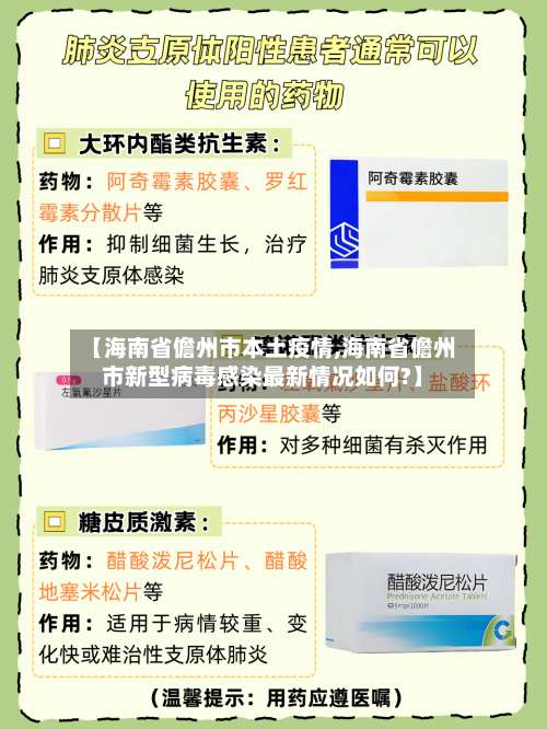 【海南省儋州市本土疫情,海南省儋州市新型病毒感染最新情况如何?】