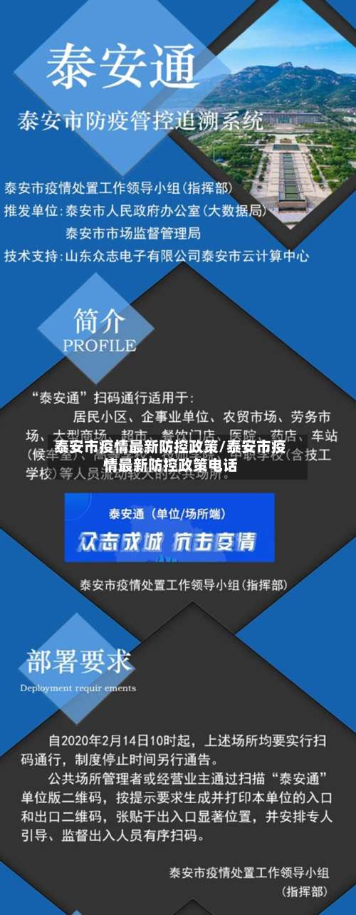 泰安市疫情最新防控政策/泰安市疫情最新防控政策电话