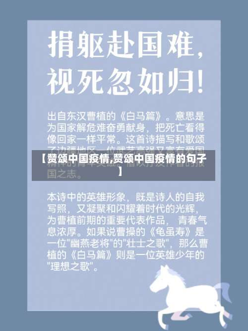 【赞颂中国疫情,赞颂中国疫情的句子】-第2张图片