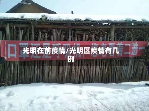 光明在前疫情/光明区疫情有几例