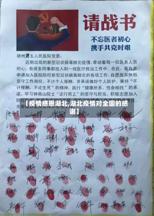 【疫情感恩湖北,湖北疫情对全国的感谢】