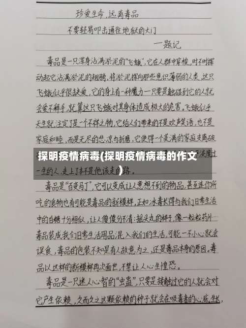 探明疫情病毒(探明疫情病毒的作文)