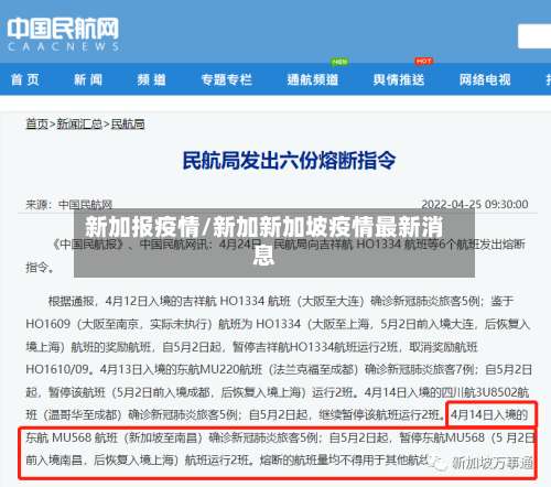 新加报疫情/新加新加坡疫情最新消息-第2张图片