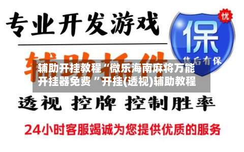 辅助开挂教程“微乐海南麻将万能开挂器免费 ”开挂(透视)辅助教程-第2张图片