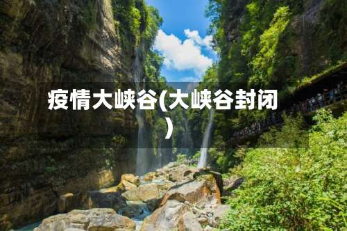 疫情大峡谷(大峡谷封闭)-第2张图片