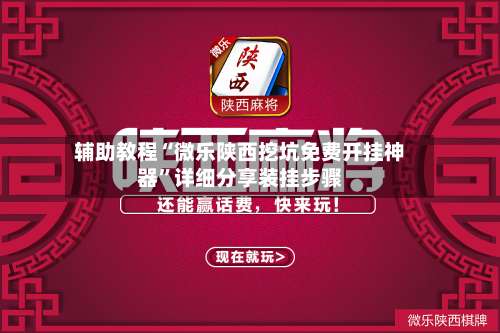 辅助教程“微乐陕西挖坑免费开挂神器”详细分享装挂步骤-第3张图片