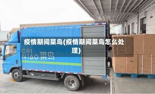 疫情期间菜鸟(疫情期间菜鸟怎么处理)