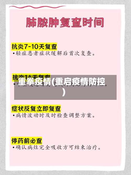 重拳疫情(重启疫情防控)-第2张图片