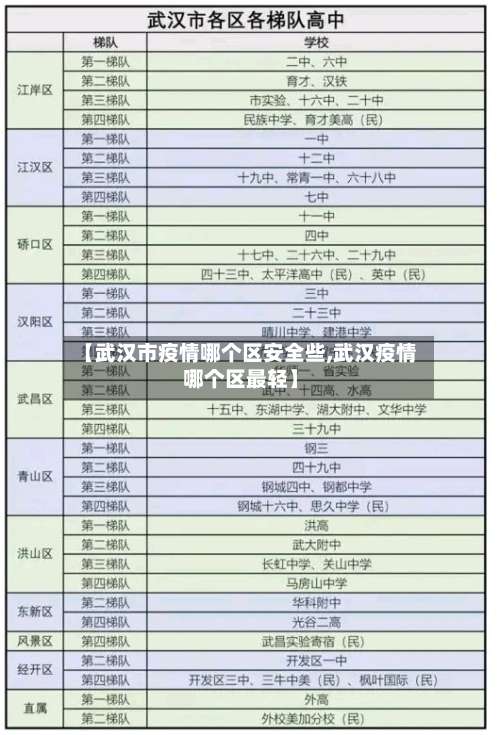 【武汉市疫情哪个区安全些,武汉疫情哪个区最轻】-第3张图片
