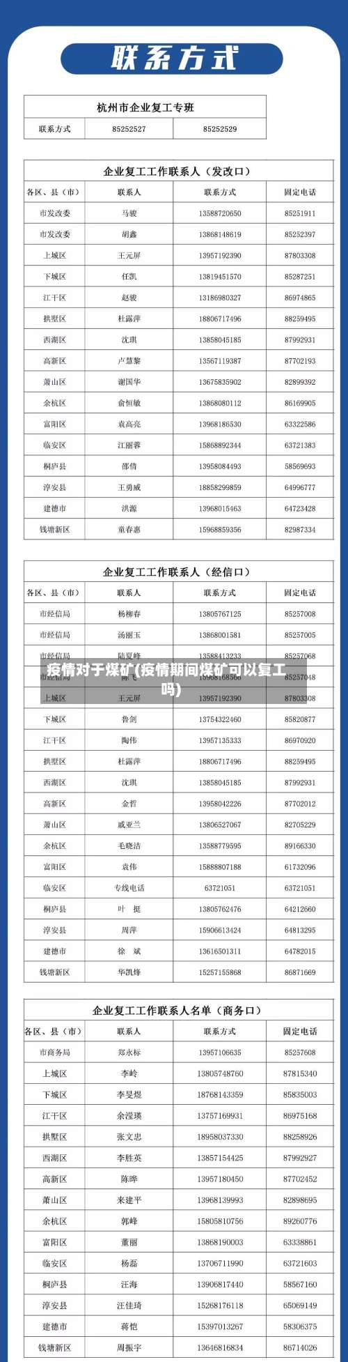 疫情对于煤矿(疫情期间煤矿可以复工吗)-第3张图片
