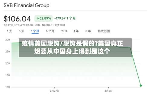 疫情美国脱钩/脱钩是假的?美国真正想要从中国身上得到是这个-第3张图片