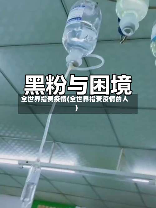 全世界指责疫情(全世界指责疫情的人)-第2张图片