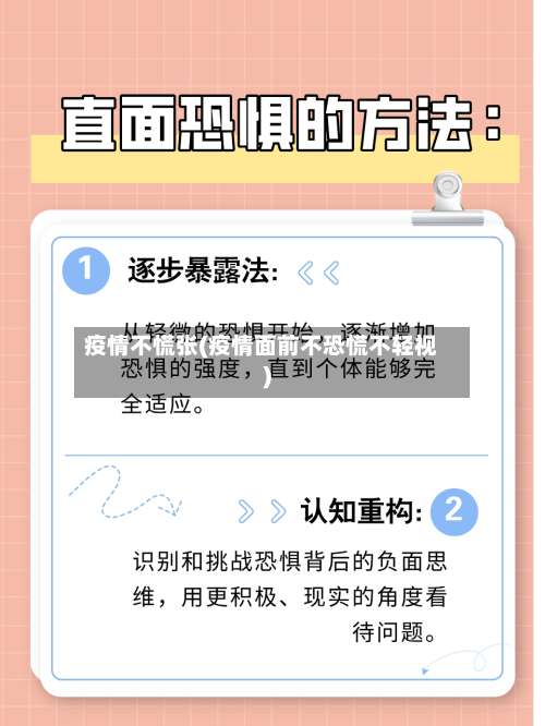 疫情不慌张(疫情面前不恐慌不轻视)-第3张图片