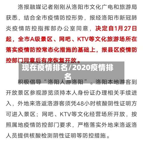 现在疫情排名/2020疫情排名-第2张图片