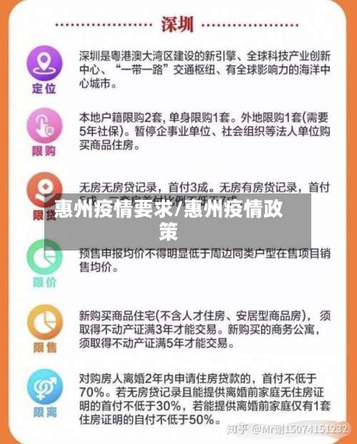 惠州疫情要求/惠州疫情政策