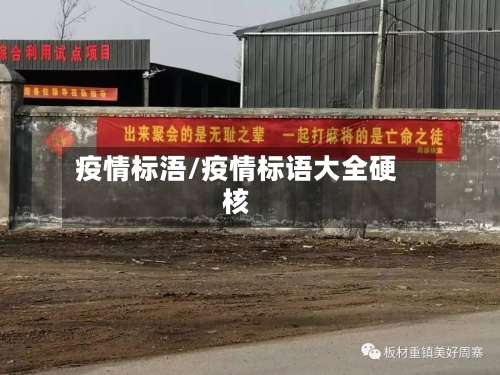 疫情标浯/疫情标语大全硬核-第2张图片