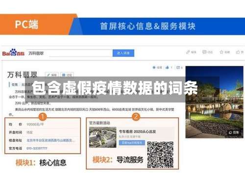 包含虚假疫情数据的词条-第3张图片