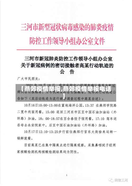【燕郊疫情举报,燕郊疫情举报电话】-第2张图片