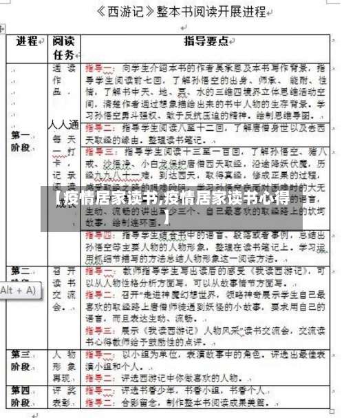 【疫情居家读书,疫情居家读书心得】