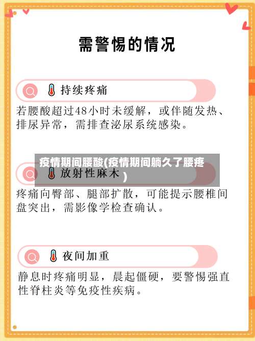 疫情期间腰酸(疫情期间躺久了腰疼)-第2张图片