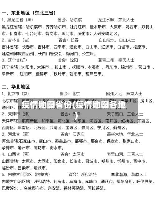 疫情地图省份(疫情地图各地)