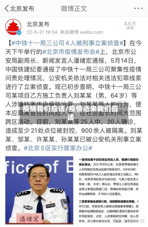 疫情我们应该/疫情近来我们应该