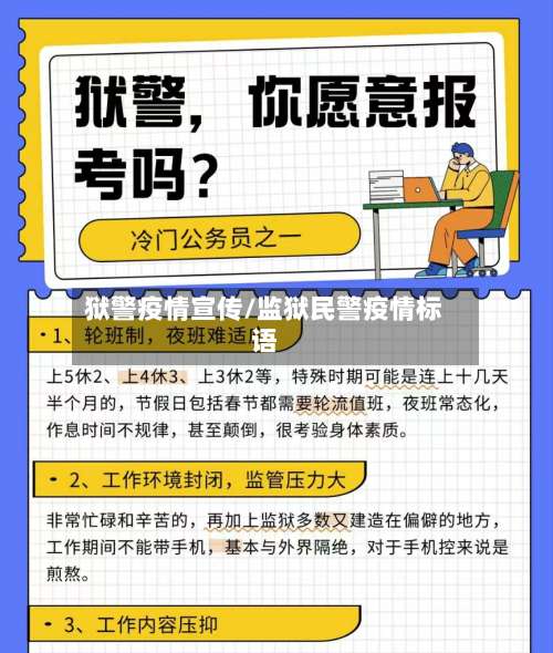 狱警疫情宣传/监狱民警疫情标语