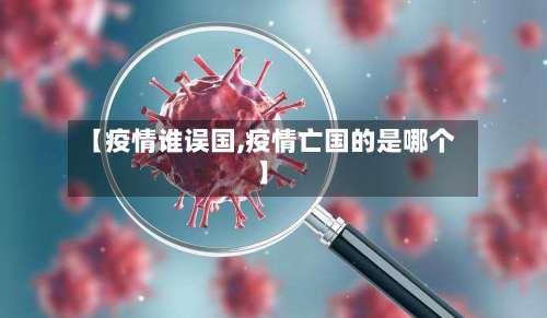 【疫情谁误国,疫情亡国的是哪个】