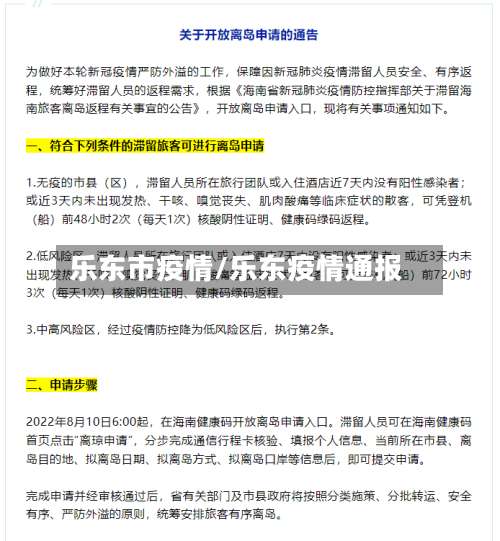 乐东市疫情/乐东疫情通报