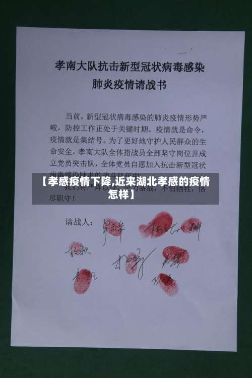 【孝感疫情下降,近来湖北孝感的疫情怎样】