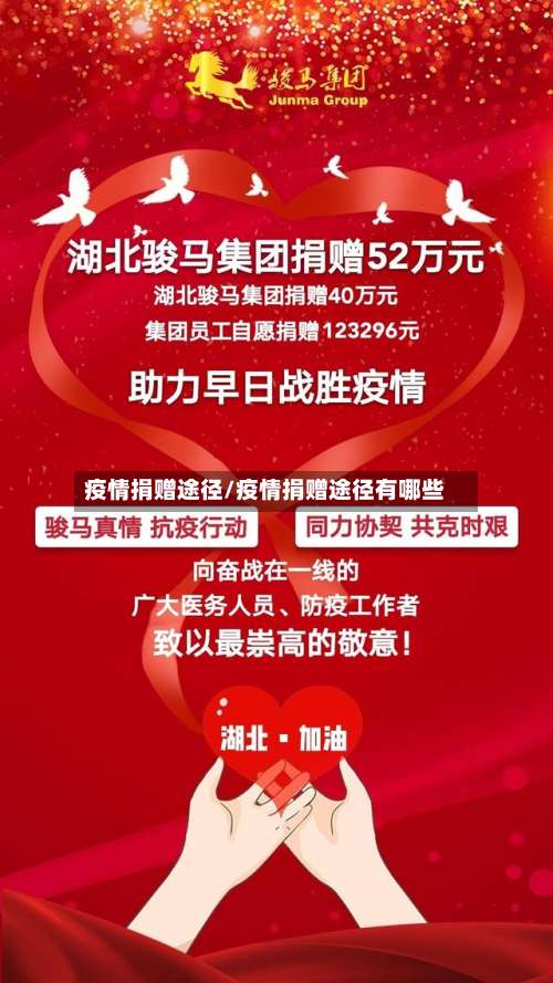 疫情捐赠途径/疫情捐赠途径有哪些