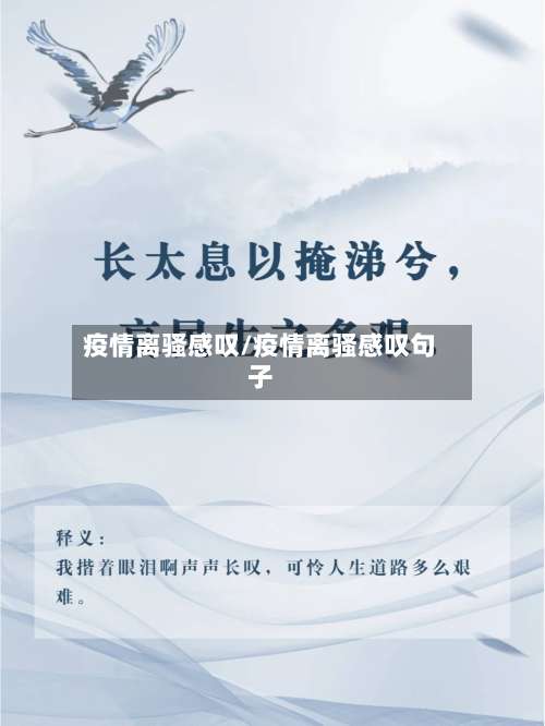 疫情离骚感叹/疫情离骚感叹句子-第2张图片
