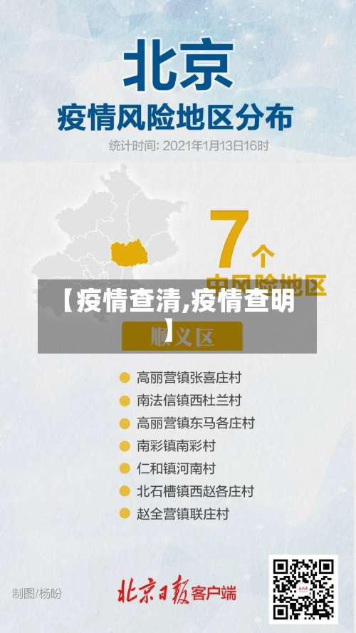 【疫情查清,疫情查明】