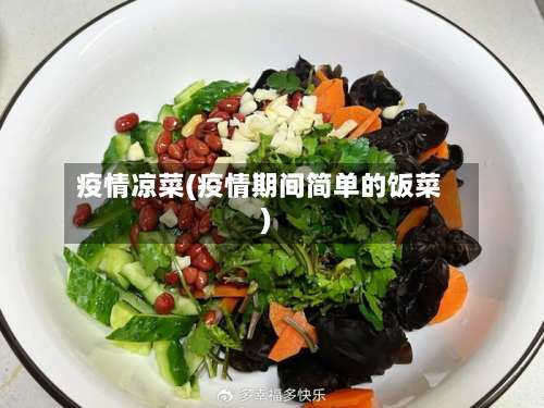 疫情凉菜(疫情期间简单的饭菜)