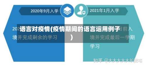 语言对疫情(疫情期间的语言运用例子)