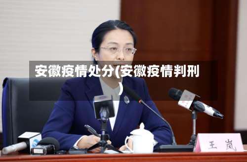 安徽疫情处分(安徽疫情判刑)-第2张图片