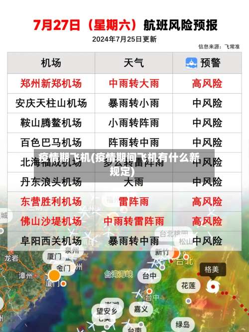 疫情期飞机(疫情期间飞机有什么新规定)